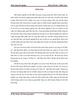 Kế toán bán nhóm hàng quần áo tại công ty CP May IV – Dệt May Nam Định