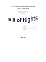 BÀI TIỂU LUẬN BỘ MÔN ĐẤT NƯỚC HỌC MỸ