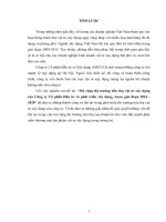 Mở rộng thị trường tiêu thụ vật tư xây dựng của Công ty Cổ phần đầu tư và phát triển xây dựng Aseco giai đoạn 2016  2020