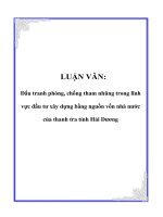 Đấu tranh phòng, chống tham nhũng trong lĩnh vực đầu tư xây dựng 