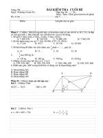 03 Thi Khảo sát hè môn Toán Tiếng Việt Khối 5