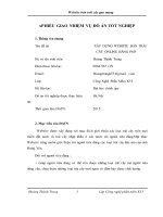 đồ án tốt nghiệp website bán hàng rau quả  