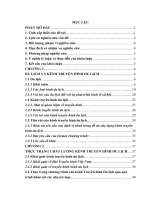 khoá luận tốt nghiệp chất lượng các chương trình của kênh truyền hình du lịch đài truyền hình việt nam