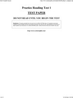 IELTS scotts reading