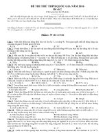 Đề có cấu trúc 60%CB   40%NC số 2   có đáp án