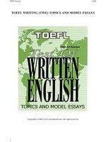 TÀI LIỆU IELTS WRITING