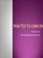 Bài giảng môn phân tích tài chính