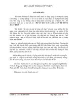 Mẫu đồ án bê tông cốt thép 1 hướng dẫn chi tiết