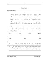 PHÂN TÍCH VIỆC THỰC HIỆN CÔNG TÁC ĐẤU THẦU XÂY LẮP CÁC CÔNG TRÌNH ĐIỆN TẠI EVN