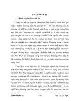 Thực trạng và giải pháp phát triển dịch vụ ngân hàng tại ngân hàng công thương đống đa 