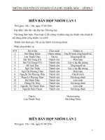 BÁO CÁO THẢO LUẬN: NHỮNG NGUYÊN LÝ CƠ BẢN CỦA CHỦ NGHĨA MÁC – LÊNIN 2