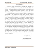 NÂNG CAO HIỆU QUẢ HOẠT ĐỘNG SẢN XUẤT KINH DOANH TẠI CÔNG TY CỔ PHẦN TỔNG HỢP VIỆT PHÚ