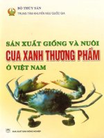 Ebook sản xuất giống và nuôi cua xanh thương phẩm ở việt nam