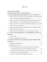 Báo Cáo Tổng Hợp Sở Kế Hoạch Và Đầu Tư Tỉnh Nghệ An