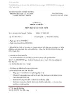 đồ án nước thải thủy sản