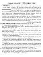 Giao tiếp trong kinh doanh   chương 4 các kỹ năng giao tiếp 