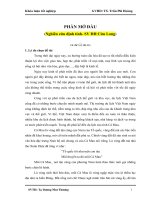 Đánh giá thực trạng và định hƣớng phát triển du lịch tỉnh Cà Mau