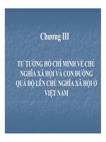 Bài giảng tư tưởng hồ chí minh   chương 3  tư tưởng hồ chí minh về chủ nghĩa xã hội và con đường quá độ lên chủ nghĩa xã hội ở việt nam (24tr)
