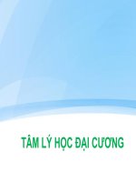 tâm lý học đại cương bài 1