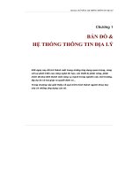 Bài giảng hệ thống thông tin địa lý (GIS) – chương 1  bản đồ và hệ thống thông tin địa lý