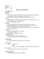 Giáo án bài Lưu huỳnh Hóa học 10 nâng cao