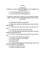 MỘT số vấn đề lý LUẬN cơ bản về đấu THẦU và KHẢ NĂNG CẠNH TRANH TRONG đấu THẦU xây DỰNG