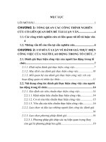 Hoàn thiện công tác đánh giá thực hiện công việc giảng dạy của giảng viên tại trường đại học thăng long