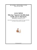 Giáo trình môn học nguyên lý hệ điều hành   nghề quản trị mạng   trình độ cao đẳng nghề (phần 1)