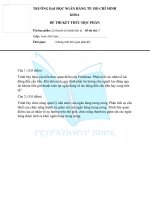 đề thi Lý thuyết tài chính tiền tệ DE7