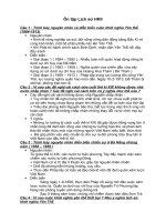 Ôn tập lịch sử HKII