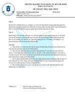 de thi Tín dụng ngân hàng DE1