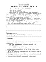 Chương trình Hội nghị tiếp xúc cử tri với ứng cử viên đại biểu HĐND xã