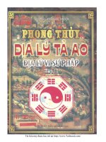 Phong thủy địa lý tả ao 03