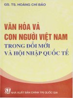 Ebook văn hóa và con người việt nam trong đổi mới và hội nhập quốc tế   phần 1   NXB chính trị quốc gia