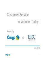 Cimigo customer service in vietnam today 
