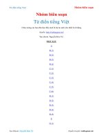 Từ Điển Tiếng Việt - Nhóm biên soạn