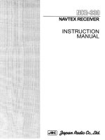 NAVTEX NCR 330 instruction manual
