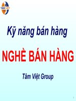 KỸ NĂNG bán HÀNG   NGHỀ bán HÀNG