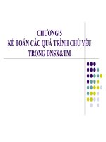 Bài giảng nguyên lý kế toán   chương 5  kế toán các quá trình chủ yếu trong doanh nghiệp sản xuất và thương mại
