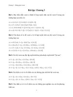 Bai tap chuong 3 toán cao cấp