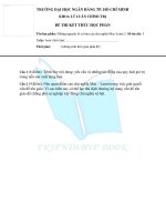 Những nguyên lý cơ bản của chủ nghĩa mác lê nin 2 DE2