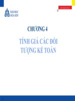 Bài giảng nguyên lý kế toán   chương 4  tính giá các đối tượng kế toán (đh hoa sen)
