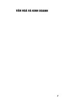 Ebook văn hóa và kinh doanh  phần 1