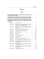 CÔNG ƯỚC QUỐC TẾ SOLAS 74 PHẦN MỤC LỤC MỤC LỤC (tiếng việt)