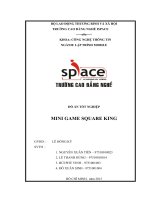 Đồ án game mini game square king