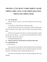Đồ án tốt nghiệp ứng dụng vi điều khiển vào hệ thống chiếu sáng, hệ thống báo cháy báo khói trong ngôi nhà thông minh