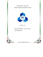 bài tập lớn xác suất thông kê