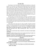 Đề tài vận dụng một số phương pháp thống kê để phân tích doanh thu và lợi nhuận của công ty xây dựng sông đà 12 giai đoạn 1996   2000 và dự đoán 2002   2003 