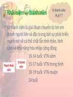 giáo dục giới tính và sức khỏe sinh sản