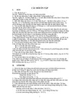 Câu hỏi bảo vệ đồ án bê tông đại học xây dựng